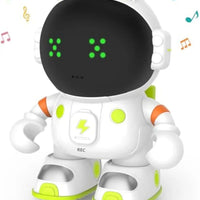 HKM-120467 Interactive Rechargeable Robotic Toy with Voice Control, Touch Sensor, Singing, and Dancing Functions for Kids
