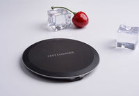 HKM-120531 Ultra-Thin Wireless Charger, 5W/10W Fast Charging, USB Interface, Black & White Options