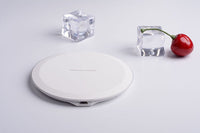 HKM-120531 Ultra-Thin Wireless Charger, 5W/10W Fast Charging, USB Interface, Black & White Options