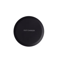 HKM-120531 Ultra-Thin Wireless Charger, 5W/10W Fast Charging, USB Interface, Black & White Options