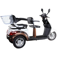 HKM-120531 VISTA-L1 Electric Tricycle for Adults - 2 Seat Mobility Scooter, 1000W Motor, 30-50 km Range