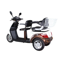 HKM-120531 VISTA-L1 Electric Tricycle for Adults - 2 Seat Mobility Scooter, 1000W Motor, 30-50 km Range