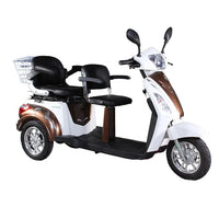 HKM-120531 VISTA-L1 Electric Tricycle for Adults - 2 Seat Mobility Scooter, 1000W Motor, 30-50 km Range