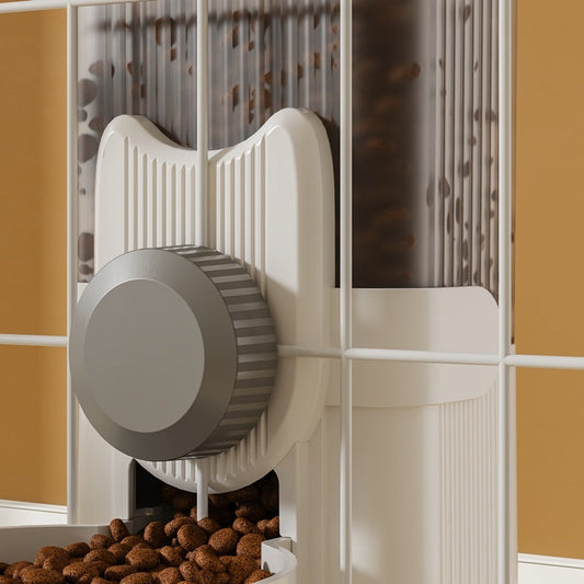 HKM-1205693 Automatic Pet Feeder and Water Dispenser Set - 1000 ml for Cats - Multiple Colors Available