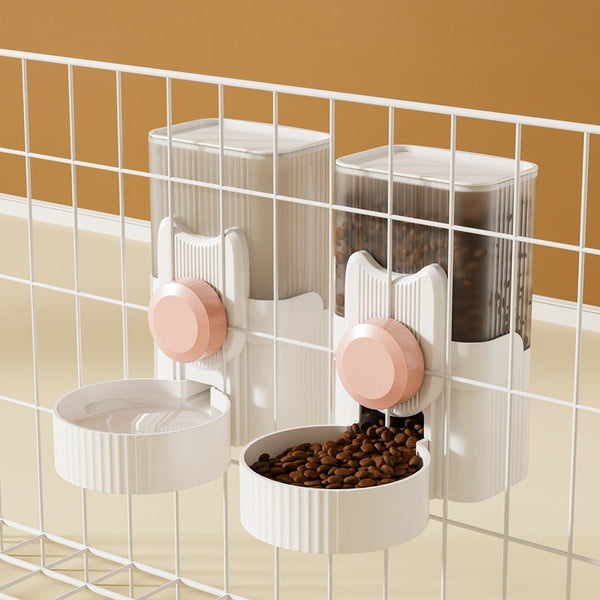 HKM-1205693 Automatic Pet Feeder and Water Dispenser Set - 1000 ml for Cats - Multiple Colors Available