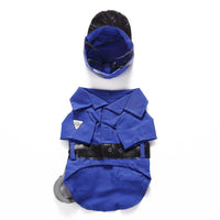 HKM-1206077 Funny Police Costume Set for Dogs - Polyester Halloween Outfit, Sizes S to XL