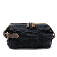 HKM-120723 Waterproof Oil Wax Canvas Travel Set Men's Clutch Bag