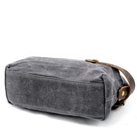 HKM-120723 Waterproof Oil Wax Canvas Travel Set Men's Clutch Bag