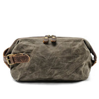 HKM-120723 Waterproof Oil Wax Canvas Travel Set Men's Clutch Bag