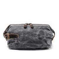 HKM-120723 Waterproof Oil Wax Canvas Travel Set Men's Clutch Bag