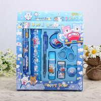 HKM-120787 Kids Multi-Function Pencil and Ruler Stationery Set for School and Office Supplies
