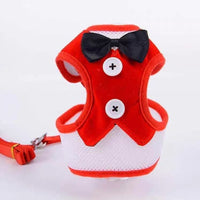 HKM-1208253 Rope Vest Harness with Leash for Small and Medium Dogs ¨C Nylon Chest Strap in Various Colors