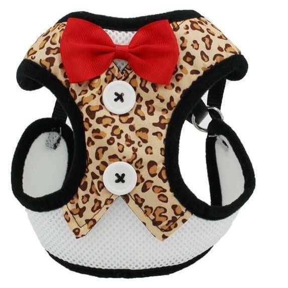 HKM-1208253 Rope Vest Harness with Leash for Small and Medium Dogs ¨C Nylon Chest Strap in Various Colors