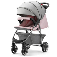 HKM-120851 Multi-functional Lightweight Baby Stroller with Reclining Seat, Foldable Design for Comfort and Convenience
