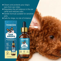 HKM-1209533 Gentle Dog Ear Care Drops with Chamomile and Natural Extracts