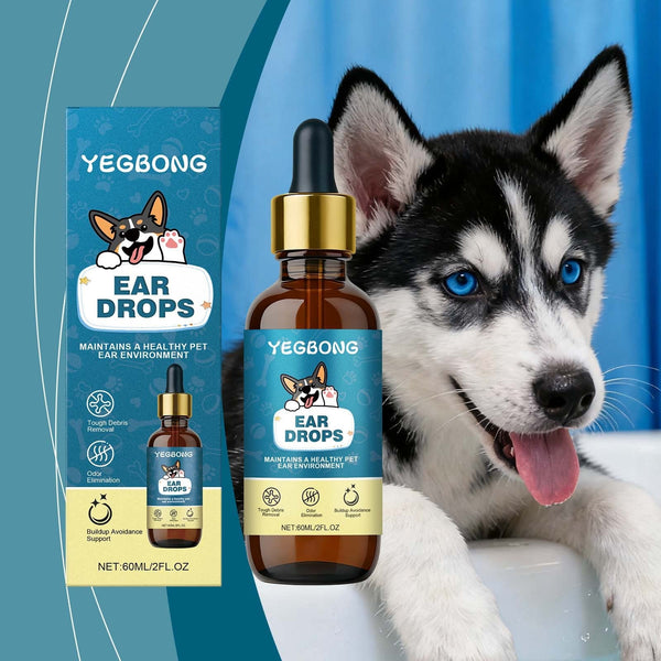 HKM-1209533 Gentle Dog Ear Care Drops with Chamomile and Natural Extracts