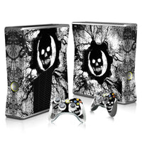 HKM-120979 Skull Design Film Game Machine Sticker - High Definition PVC Material
