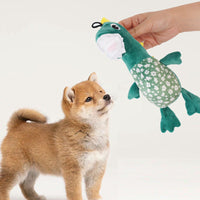 HKM-1210301 Plush Chewable Dog Toy for Puppies with Sound, Perfect for Playtime and Entertainment