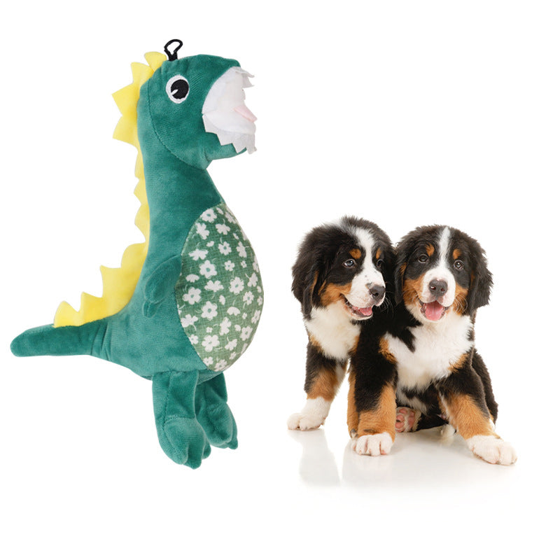 HKM-1210301 Plush Chewable Dog Toy for Puppies with Sound, Perfect for Playtime and Entertainment