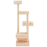 HKM-1210941 Multi-Level Cat Tree with Four Platforms Made of Solid Pine Wood, 45.5x49x103 cm