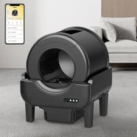 HKM-121107 Automatic One-Click Cat Litter Box with Anti-Splash Feature and Large Capacity