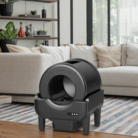 HKM-121107 Automatic One-Click Cat Litter Box with Anti-Splash Feature and Large Capacity