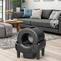 HKM-121107 Automatic One-Click Cat Litter Box with Anti-Splash Feature and Large Capacity