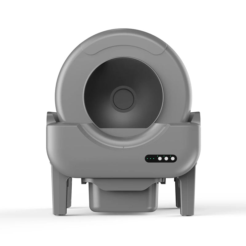 HKM-121107 Automatic One-Click Cat Litter Box with Anti-Splash Feature and Large Capacity
