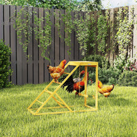 HKM-1211325 Chicken Activity Center with Perches, Ladder, and Swing for Healthy Poultry Playtime