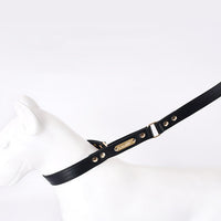 HKM-1211453 Durable PU Leather Explosion-Proof Dog Leash - Fashionable and Simple Design, Multiple Sizes Available