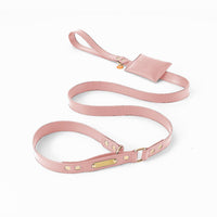 HKM-1211453 Durable PU Leather Explosion-Proof Dog Leash - Fashionable and Simple Design, Multiple Sizes Available