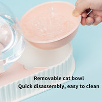 HKM-1213501 Automatic Pet Water Feeder 2.8L Dual Dish System for Cats and Dogs - Safe and Easy to Clean