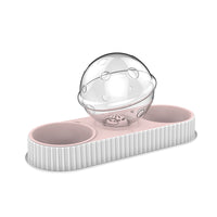 HKM-1213501 Automatic Pet Water Feeder 2.8L Dual Dish System for Cats and Dogs - Safe and Easy to Clean