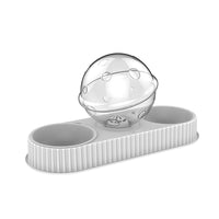 HKM-1213501 Automatic Pet Water Feeder 2.8L Dual Dish System for Cats and Dogs - Safe and Easy to Clean