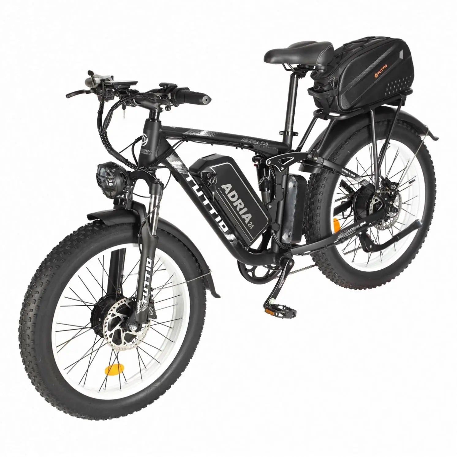 HKM-121363 4000W Dual Motor Electric Fat Tire Bike with Long Range 52V Battery and 7-Speed Gear System