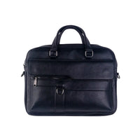 HKM-121363 Waterproof PU Leather Laptop Bag for Men and Women - 15.6 Inch Large Capacity Business Shoulder Bag