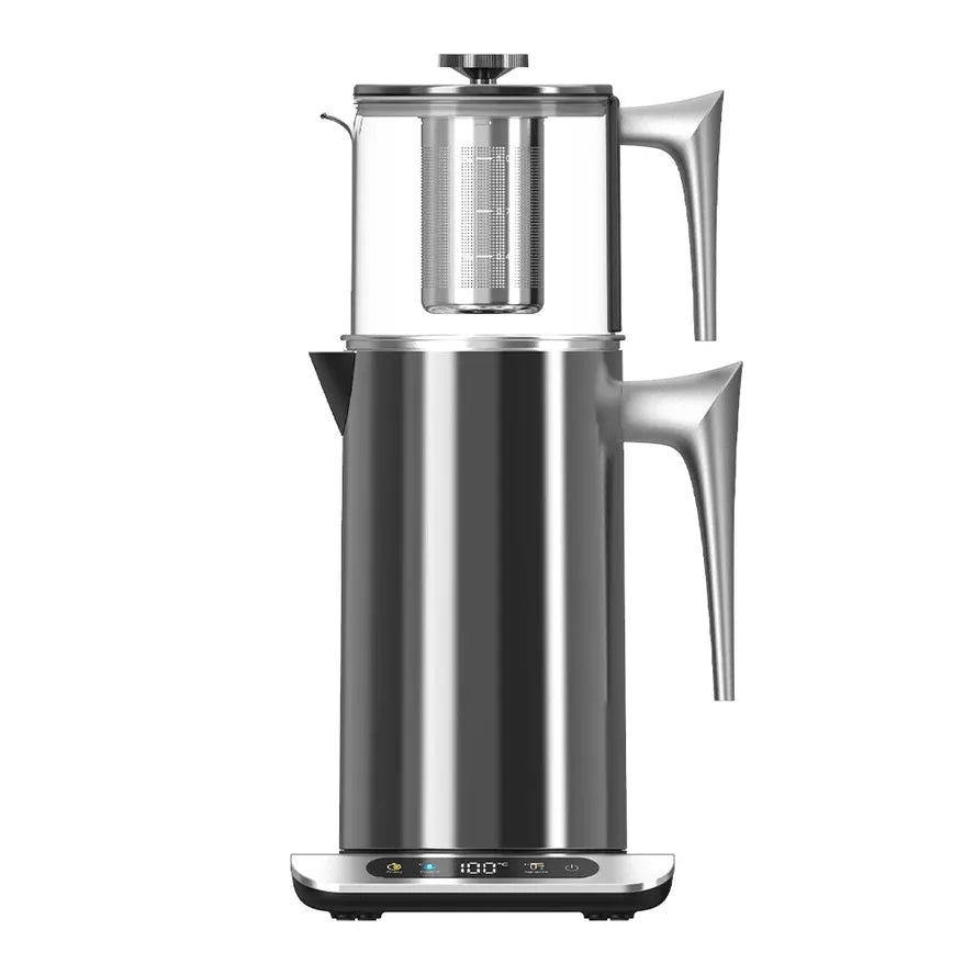 HKM-121427 Adjustable Temperature Electric Kettle for Japanese Hot Water and Turkish Coffee with Cordless Design and Keep Warm Feature