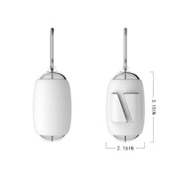 HKM-1214909 Space Capsule Design Dog Poop Bag Dispenser with Leash Attachment and Biodegradable Bags