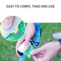 HKM-1214909 Space Capsule Design Dog Poop Bag Dispenser with Leash Attachment and Biodegradable Bags