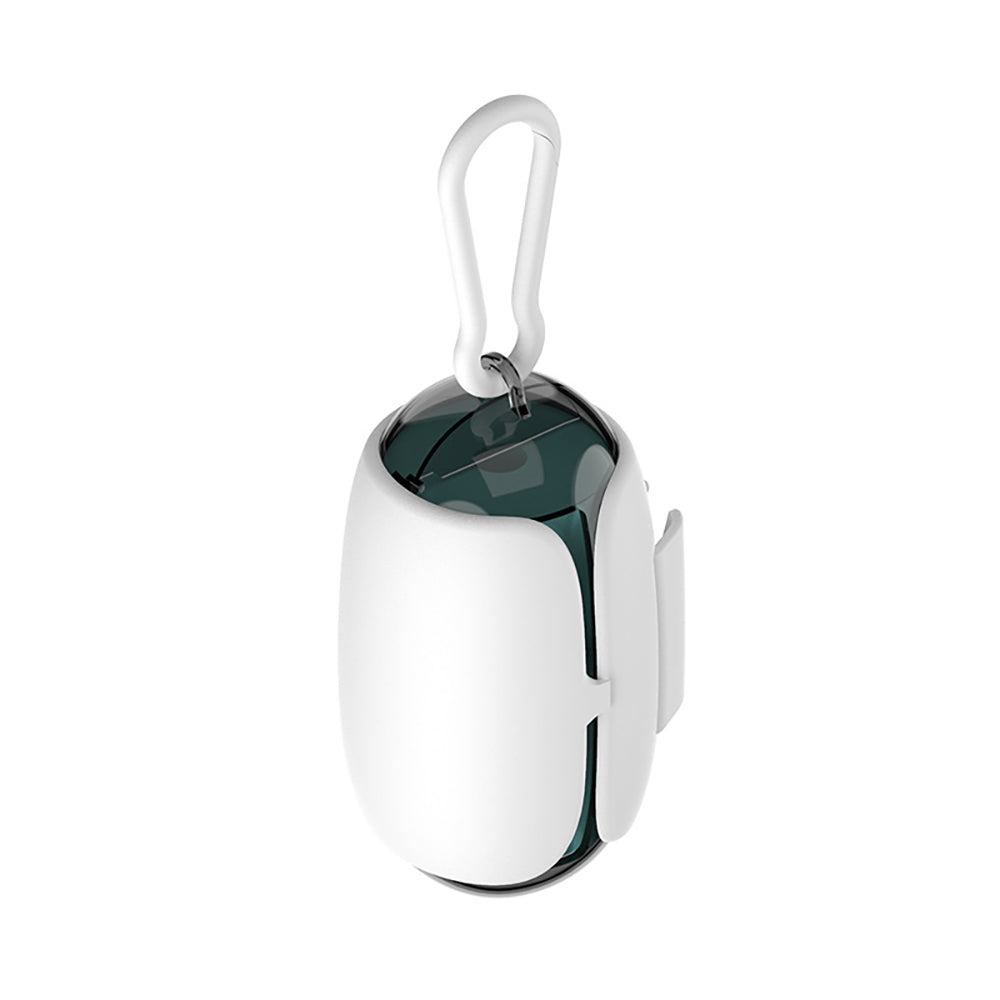 HKM-1214909 Space Capsule Design Dog Poop Bag Dispenser with Leash Attachment and Biodegradable Bags