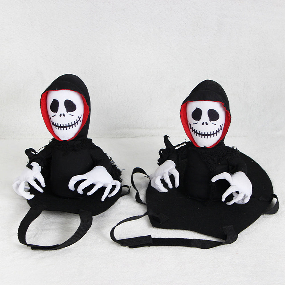 HKM-1215037 Funny Teddy Capes for Halloween Pet Transformation - Polyester Cloak in S & M Sizes