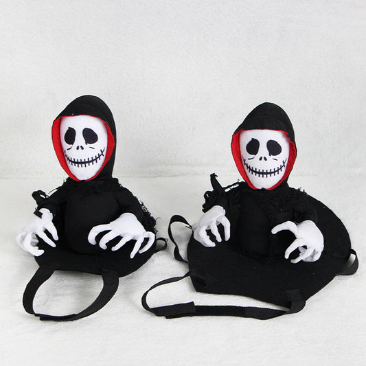HKM-1215037 Funny Teddy Capes for Halloween Pet Transformation - Polyester Cloak in S & M Sizes