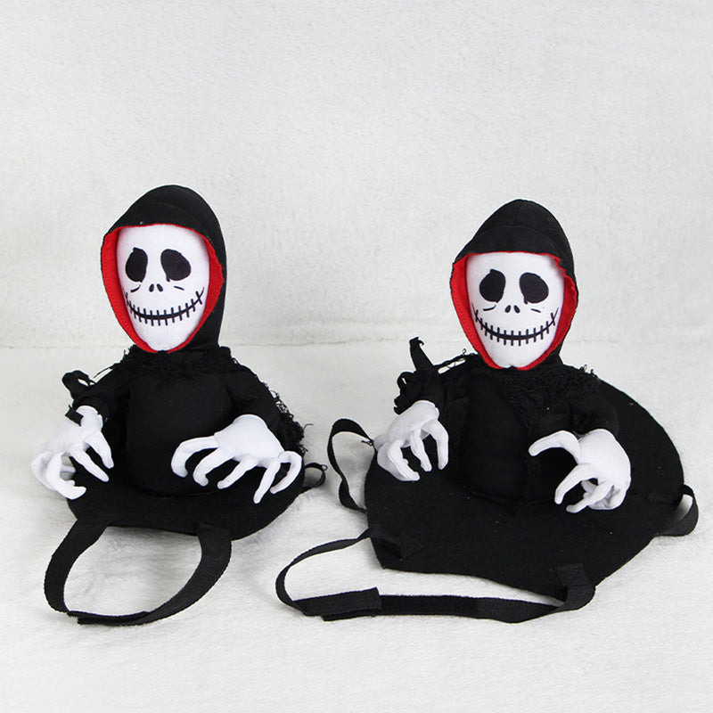 HKM-1215037 Funny Teddy Capes for Halloween Pet Transformation - Polyester Cloak in S & M Sizes