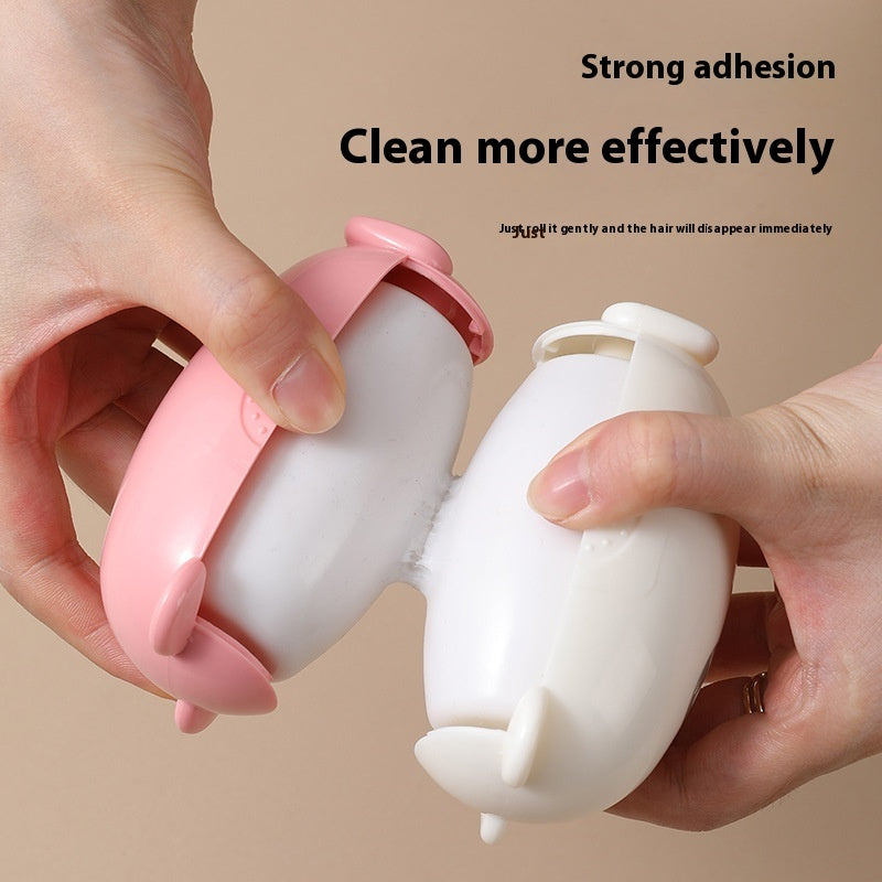 HKM-1215293 Reusable Sticky Roller for Hair and Dust Removal ¨C Modern Simplicity in White, Pink, and Green