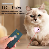 HKM-1215421 Rechargeable Infrared Cat Collar with Remote Control, Adjustable Neck Halter in Pink and Blue