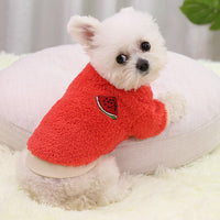 HKM-1215805 Warm Two-Legged Dog Apparel for New Year's Celebration in Various Colors and Sizes