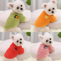 HKM-1215805 Warm Two-Legged Dog Apparel for New Year's Celebration in Various Colors and Sizes