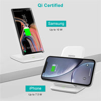 HKM-121683 Versatile Wireless Charger for Android Mobile Phones - Black, Horizontal & Vertical Design