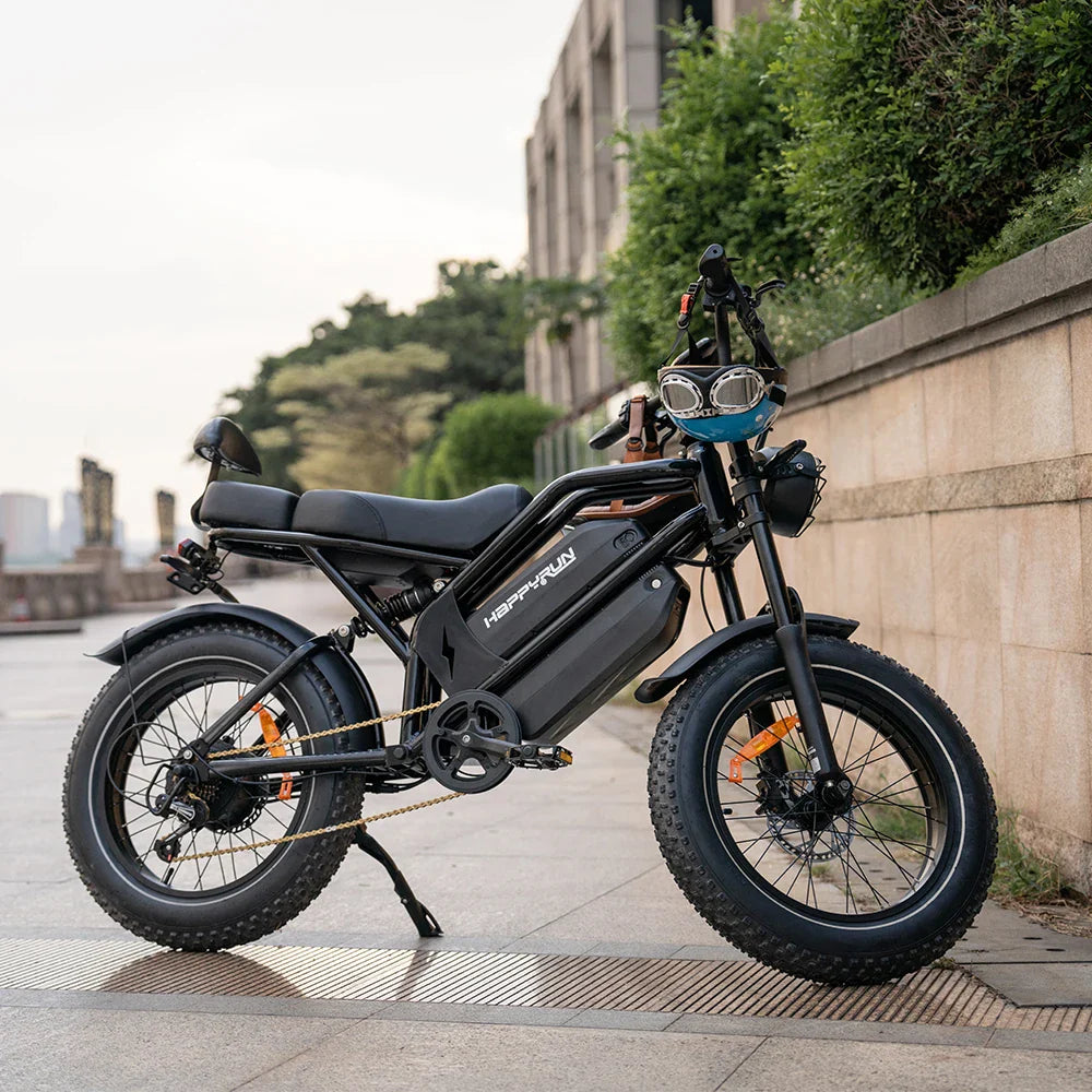 HKM-121747 Electric Cargo Bike with Dual Battery, 2000W Motor, Max Speed 60 km/h, 48V Power