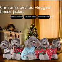 HKM-1217981 Cozy Coral Fleece Autumn Pet Clothing for Four-Legged Friends in Festive Designs